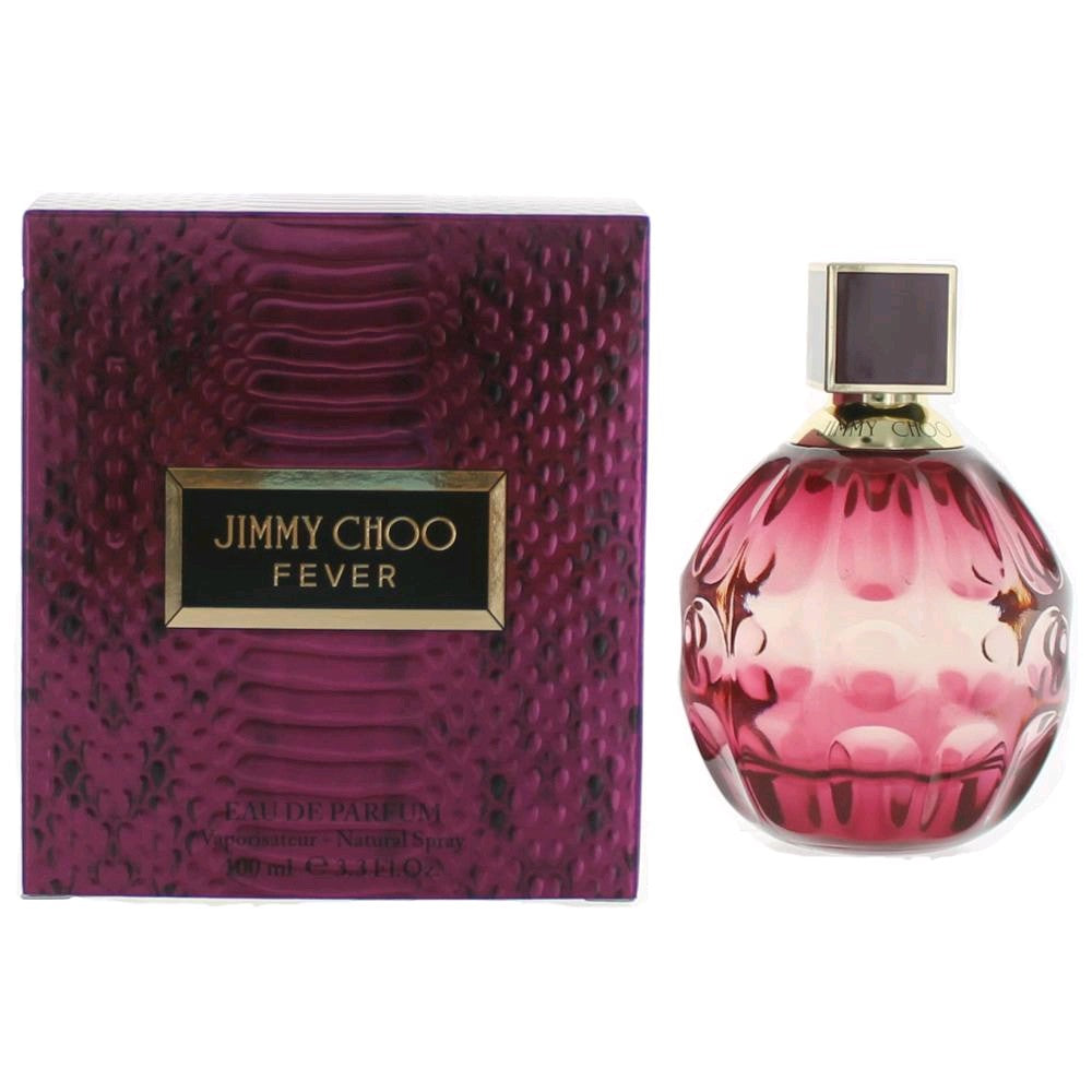 Bottle of Jimmy Choo Fever by Jimmy Choo, 3.3 oz Eau De Parfum Spray for Women